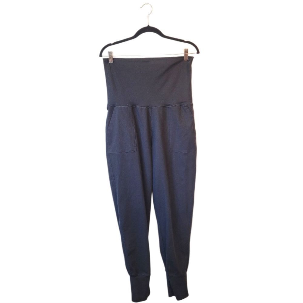 Aerie Black High-Waisted Joggers